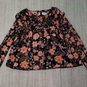 Floral Long Sleeve Blouse